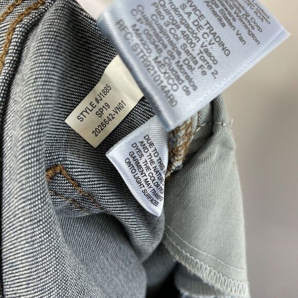 J CREW Skinny Jeans Womens 26 Distressed 9" High Rise Toothpick EUC J1885 - Picture 10 of 10